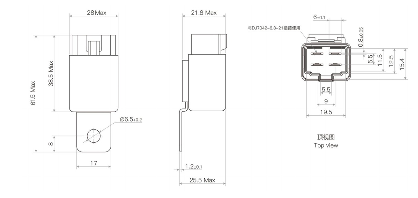 40A Switching Capability Automotive Relay