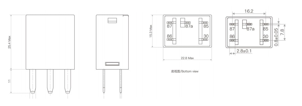 Automotive Micro 280 Relay