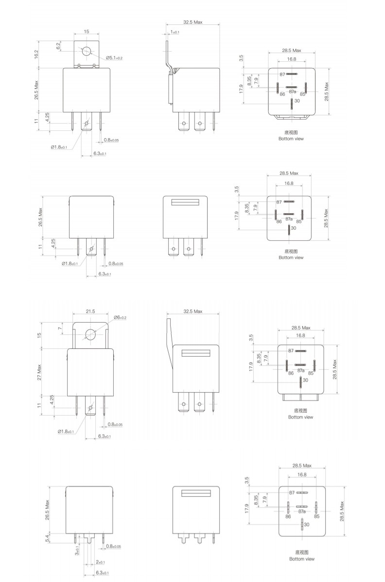 Fuse Design Automotive Relay
