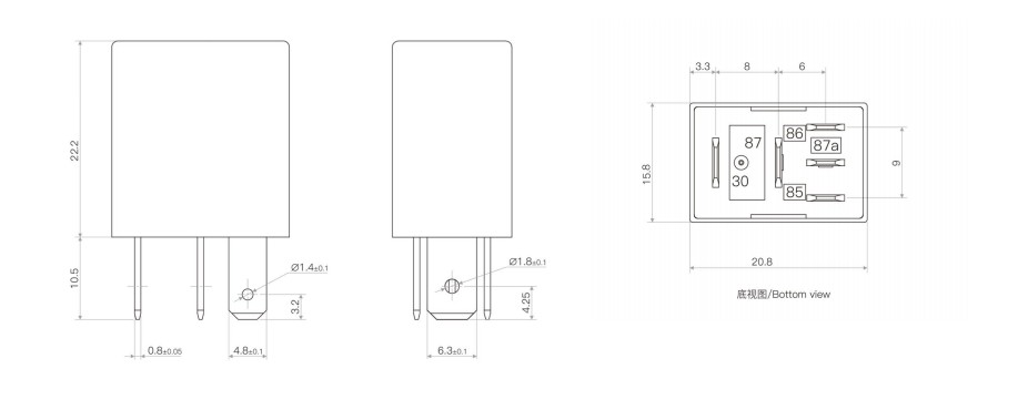 High Current Micro ISO Automotive Relay
