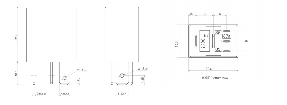 Micro ISO Automotive Relay